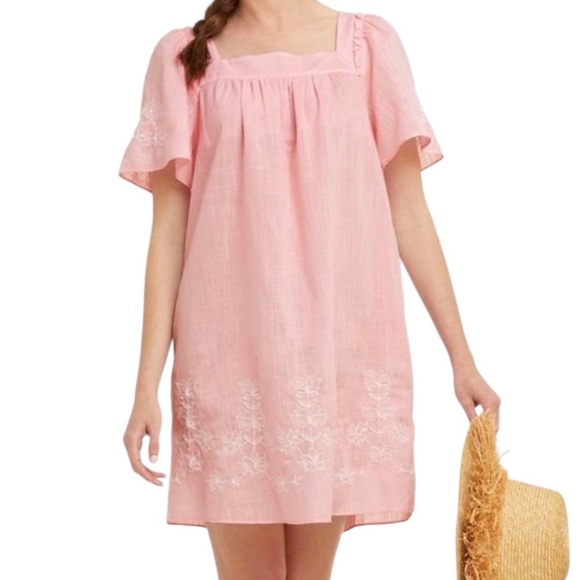 Draper James Dresses & Skirts - Draper James Pink Embroidered Dress